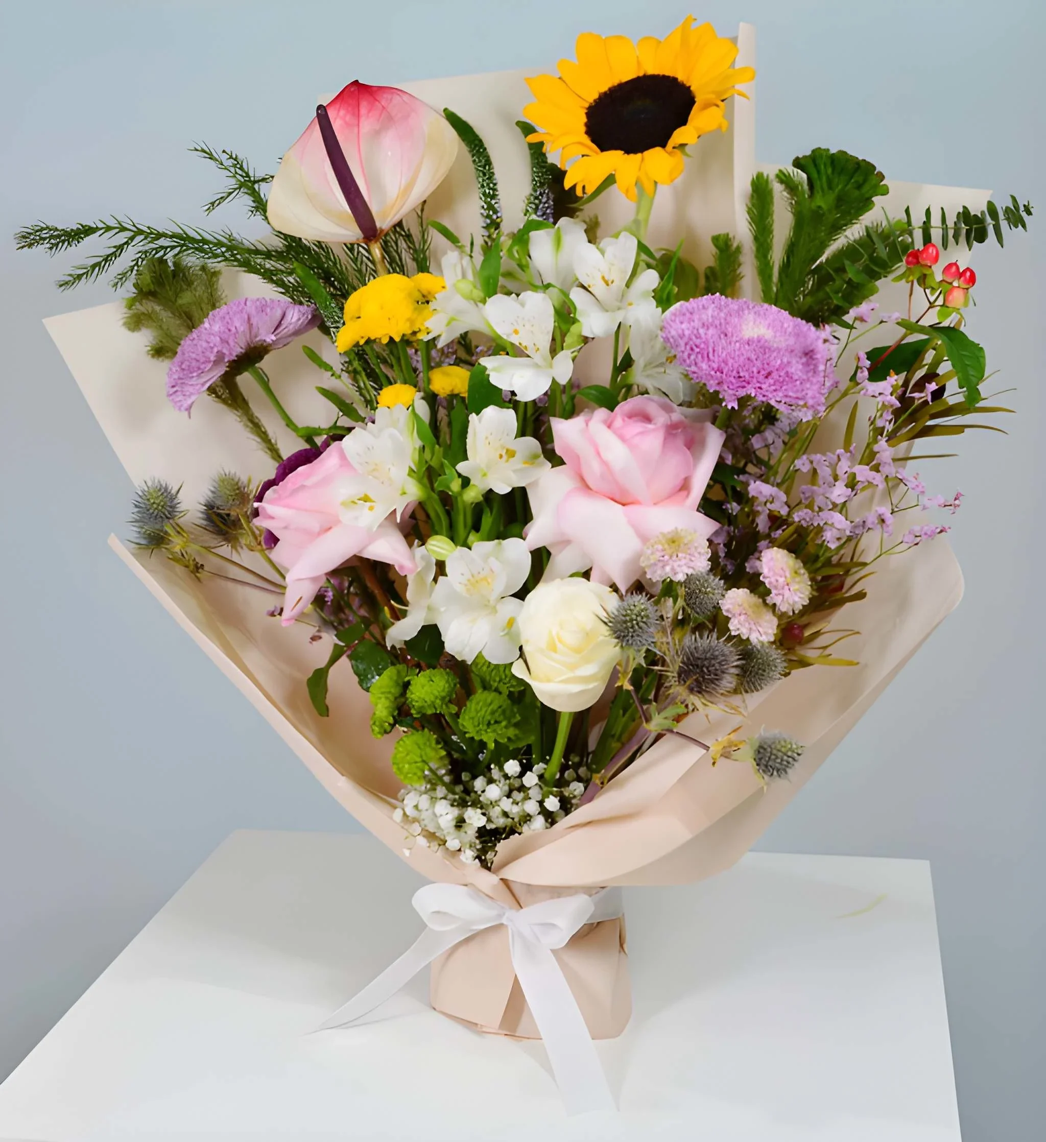 Création de bouquet de fleurs à Fréjus