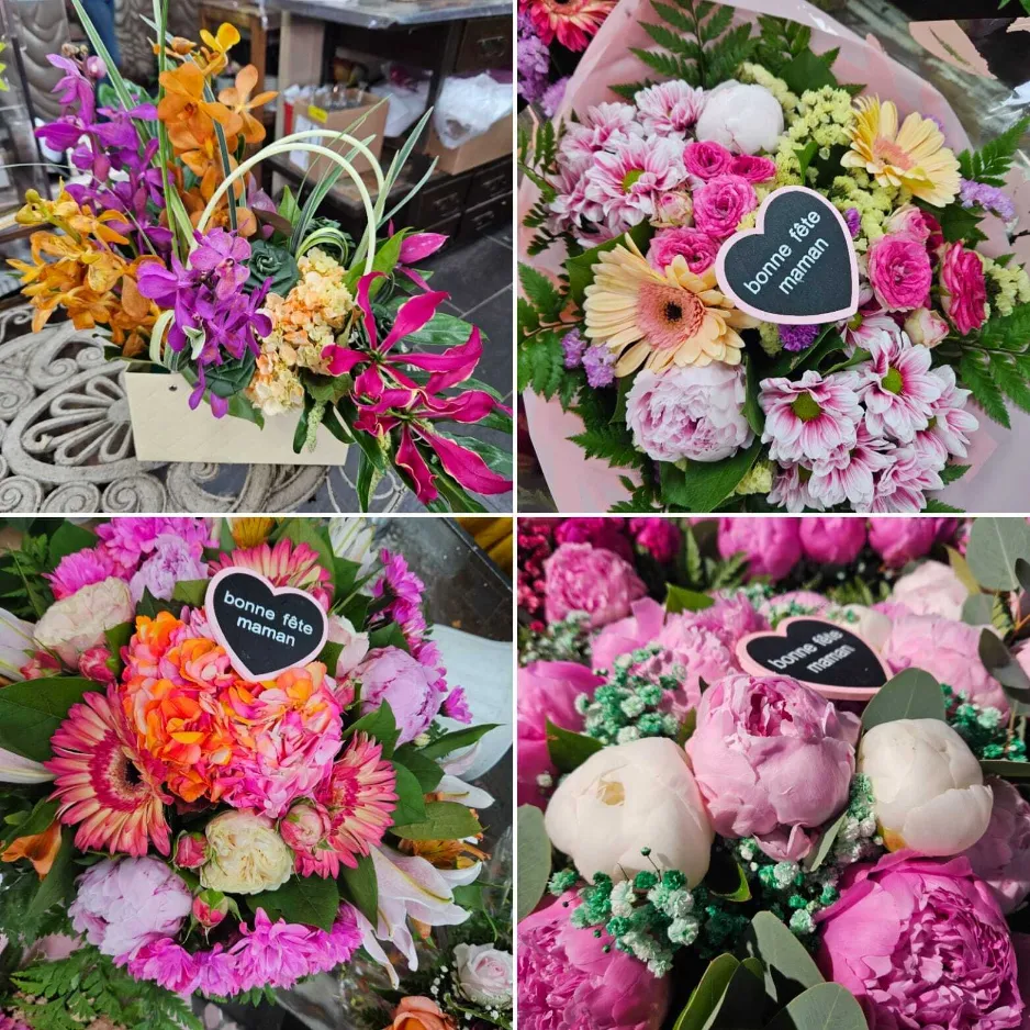 Réalisation fleur fête des mères Fréjus